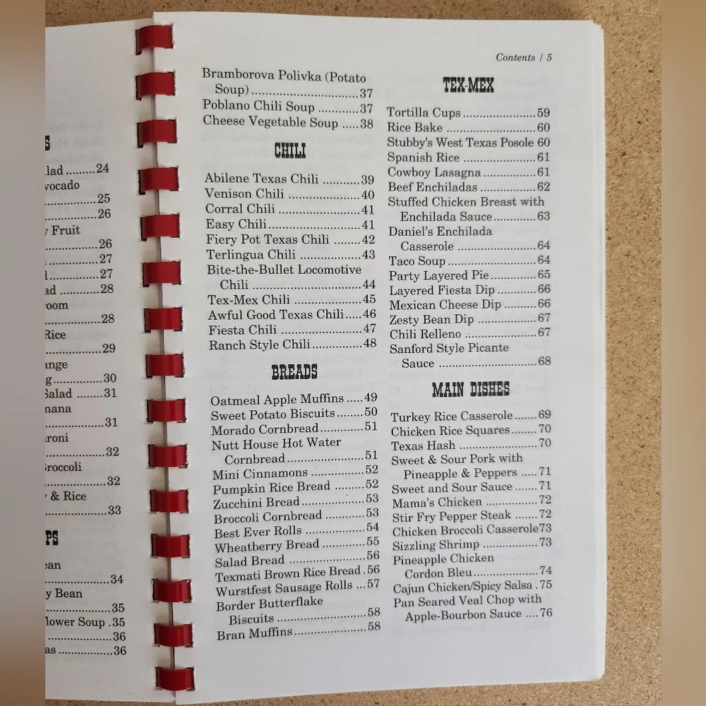 TEXAS Cookbook VTG 1996